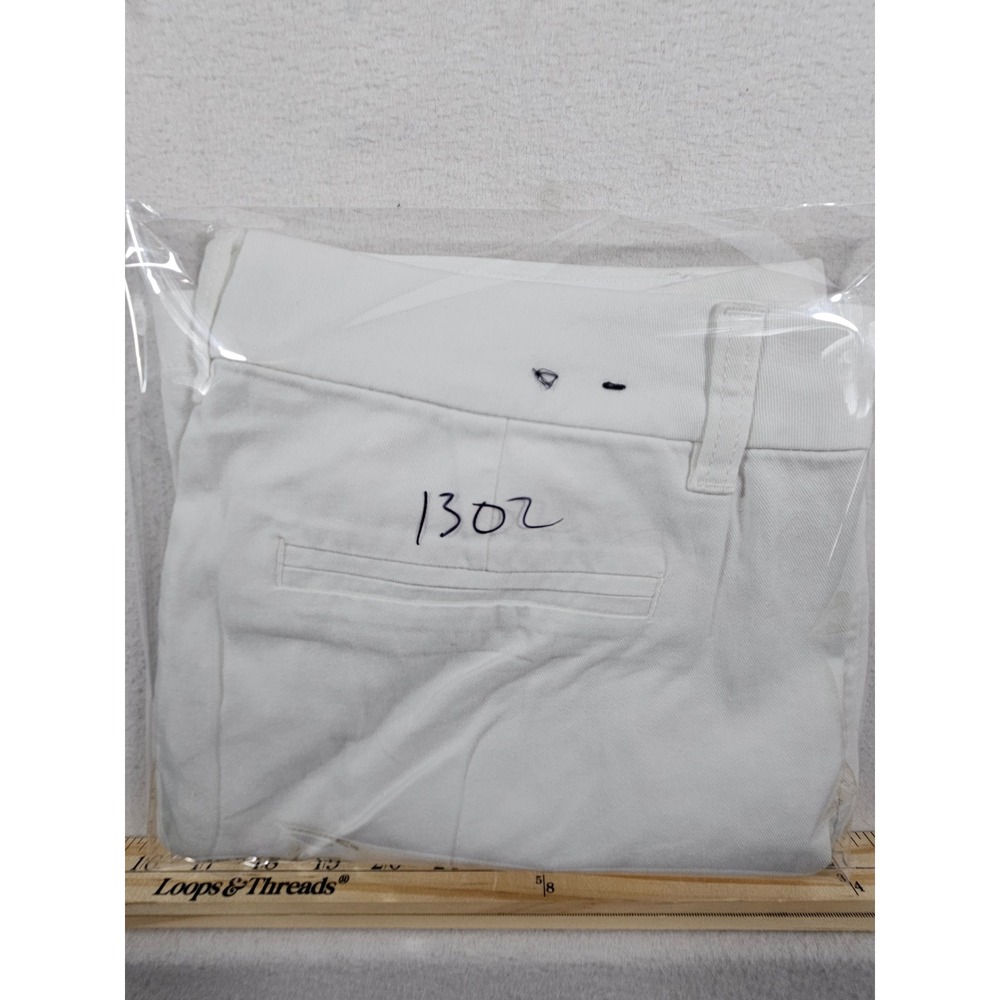 J.Crew Womens White Chino Shorts Size 8 Cotton BO201 SP24 - Picture 10 of 10